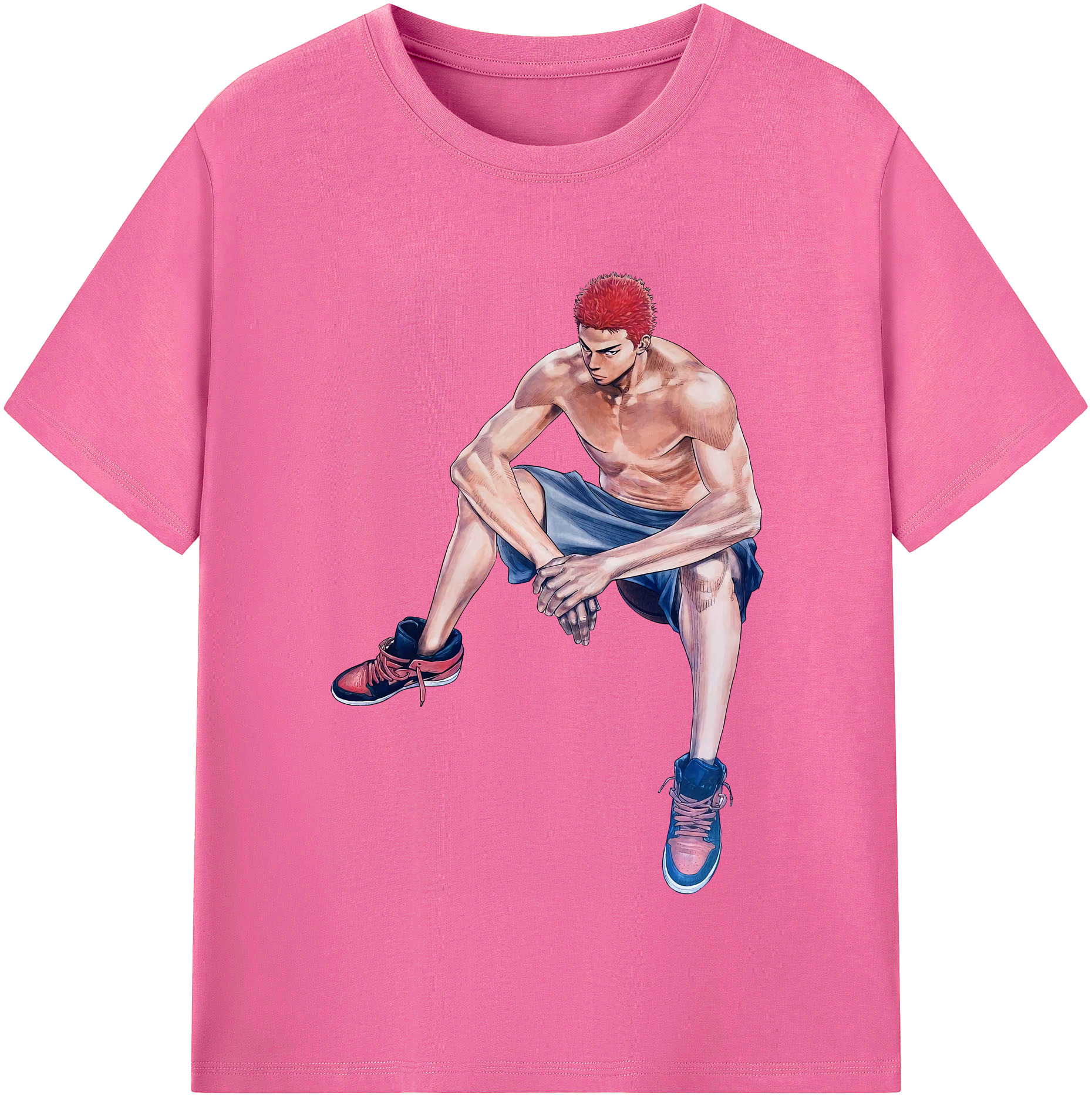 （画像用） SLAM DUNK／スラムダンク レディースカジュアルプリントTシャツ（綿100％）